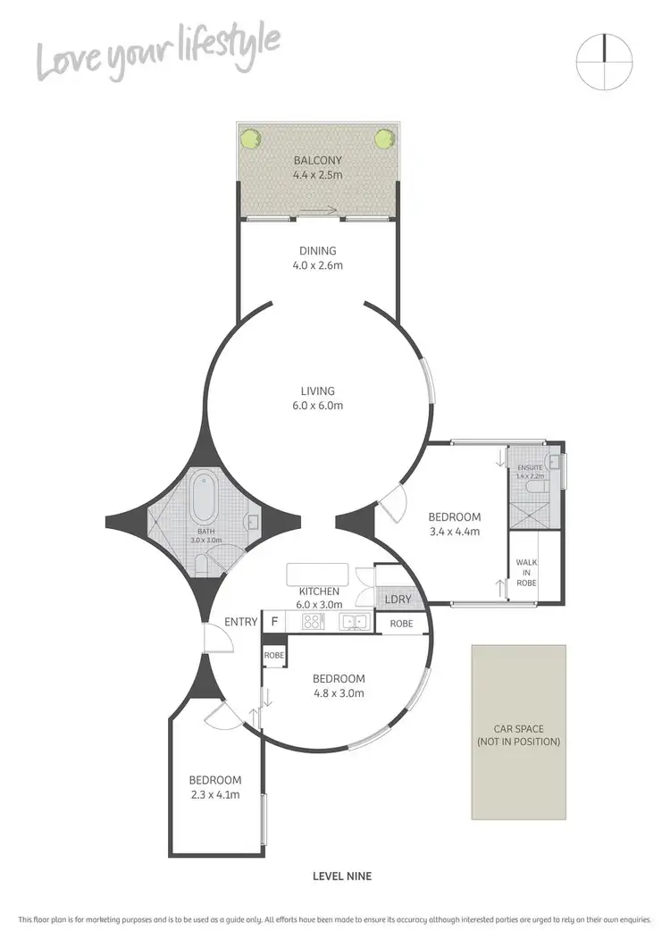 Floorplan of Homely apartment listing, 37/1 Gladstone Street, Newtown NSW 2042