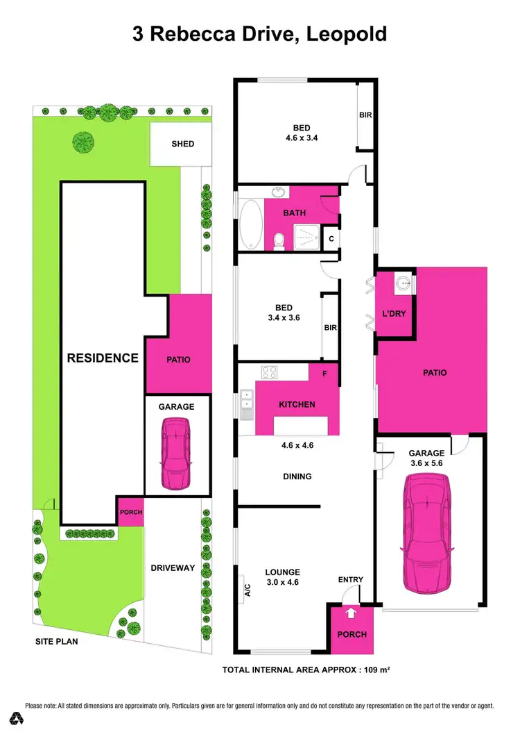 Floorplan of Homely house listing, 3 Rebecca Drive, Leopold VIC 3224