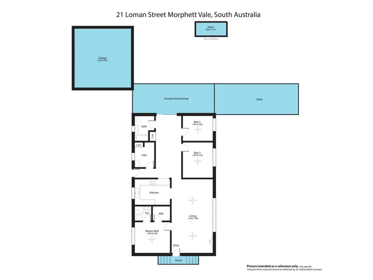 Floorplan of Homely house listing, 21 Loman Street, Morphett Vale SA 5162