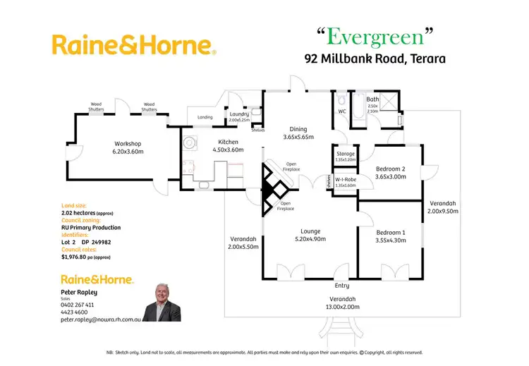 Floorplan of Homely house listing, 92 Millbank Road, Terara NSW 2540