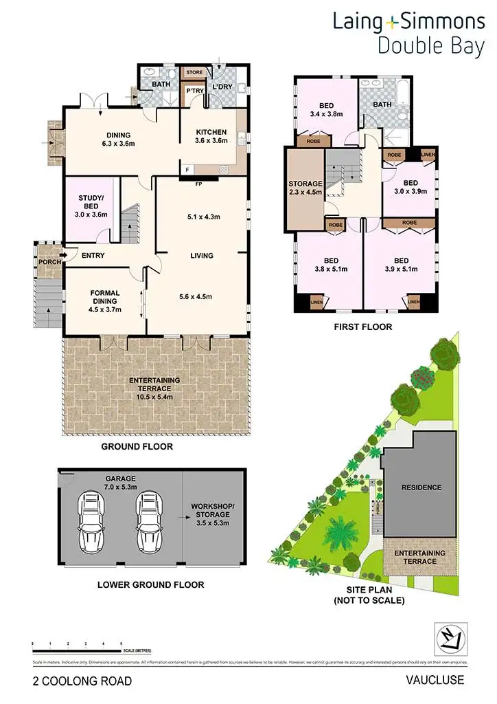 Floorplan of Homely house listing, 2 Coolong Road, Vaucluse NSW 2030