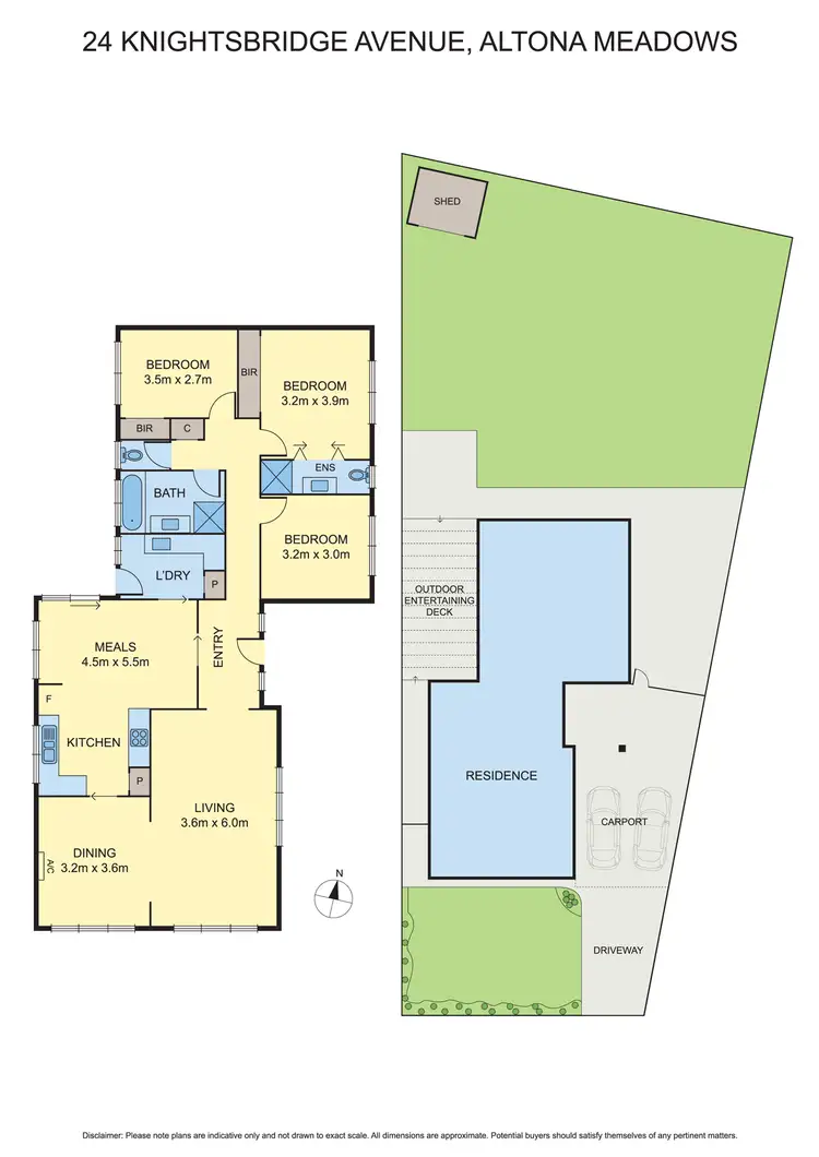 Floorplan of Homely house listing, 24 Knightsbridge Avenue, Altona Meadows VIC 3028