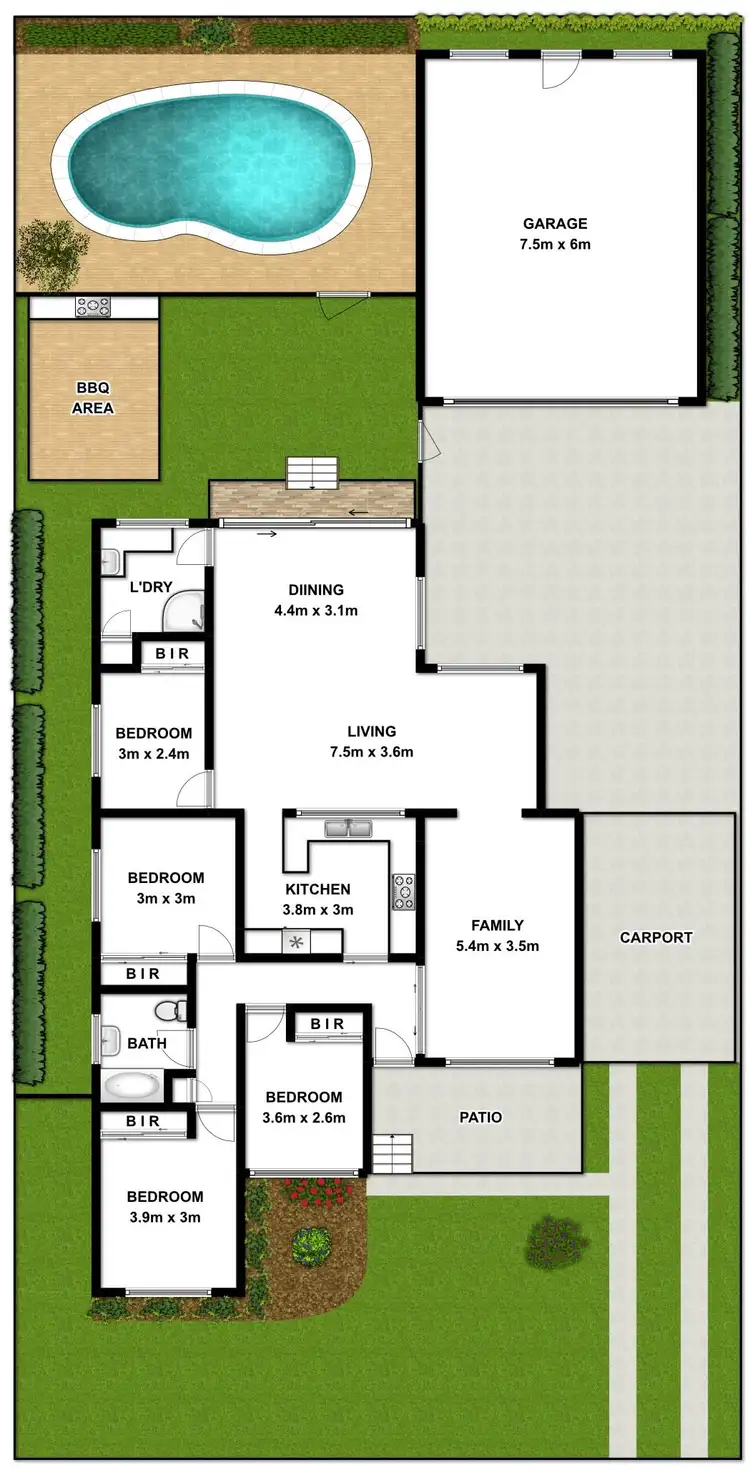 Floorplan of Homely house listing, 65 Picasso Crescent, Old Toongabbie NSW 2146