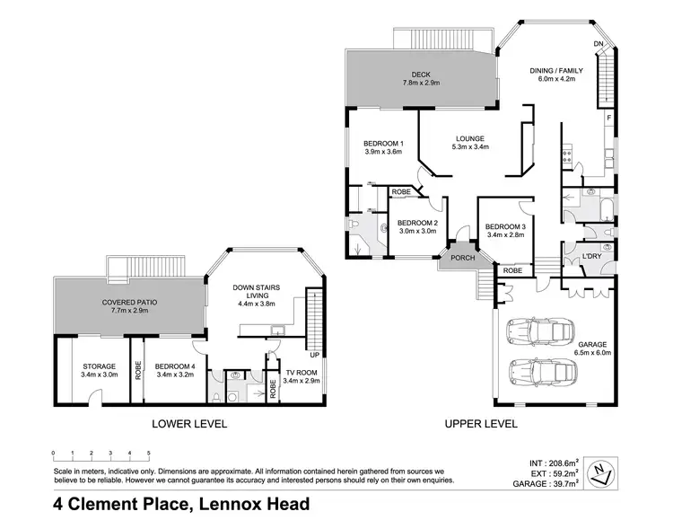 Floorplan of Homely house listing, 4 Clement Place, Lennox Head NSW 2478