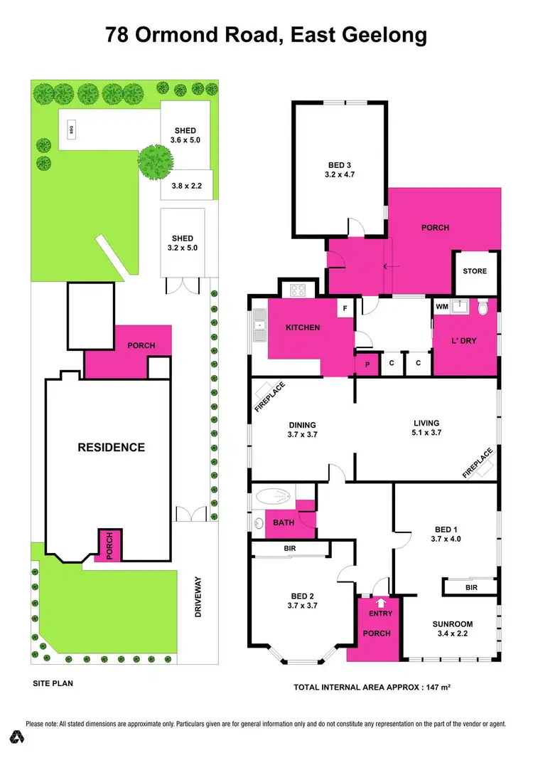 Floorplan of Homely house listing, 78 Ormond Road, East Geelong VIC 3219