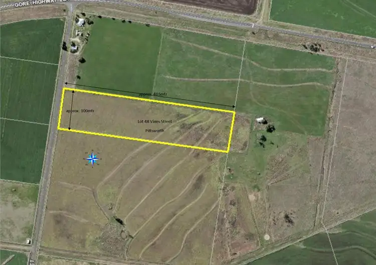 Floorplan of Homely land listing, Lot 48 Vines Street, Pittsworth QLD 4356