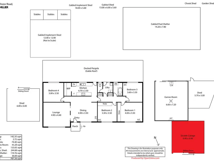 Floorplan of Homely house listing, 73 Winzor Road, Hillier SA 5116