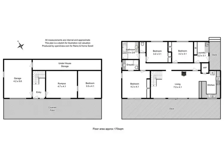 Floorplan of Homely house listing, 164 Lewisham Scenic Drive, Lewisham TAS 7173