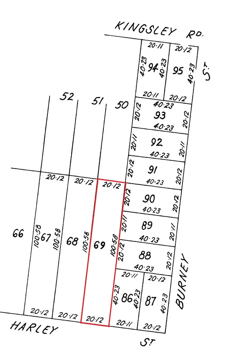 Floorplan of Homely land listing, 12 Harley Street, Allendale East SA 5291