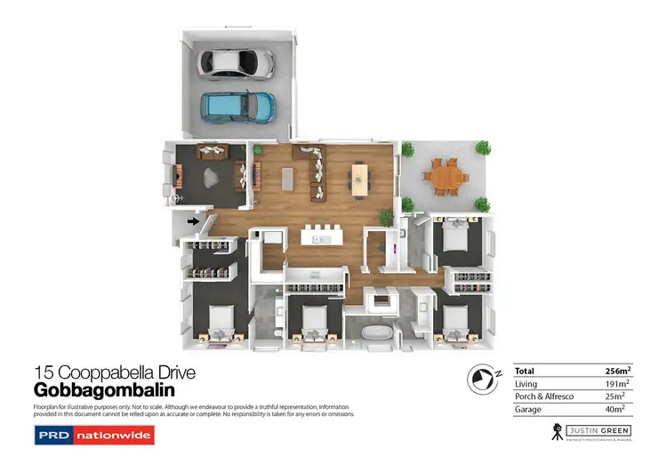 Floorplan of Homely house listing, 15 Coppabella Drive, Gobbagombalin NSW 2650