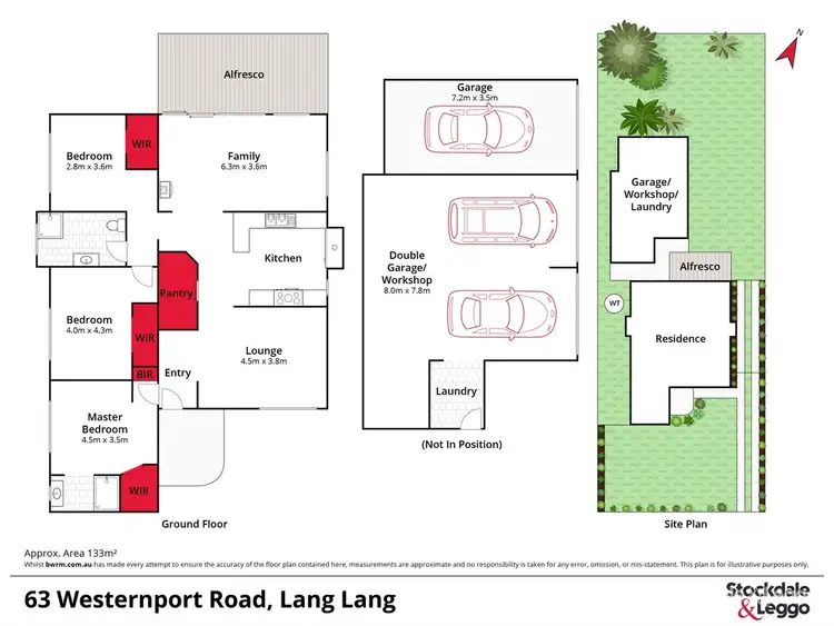 Floorplan of Homely house listing, 63 Westernport Road, Lang Lang VIC 3984
