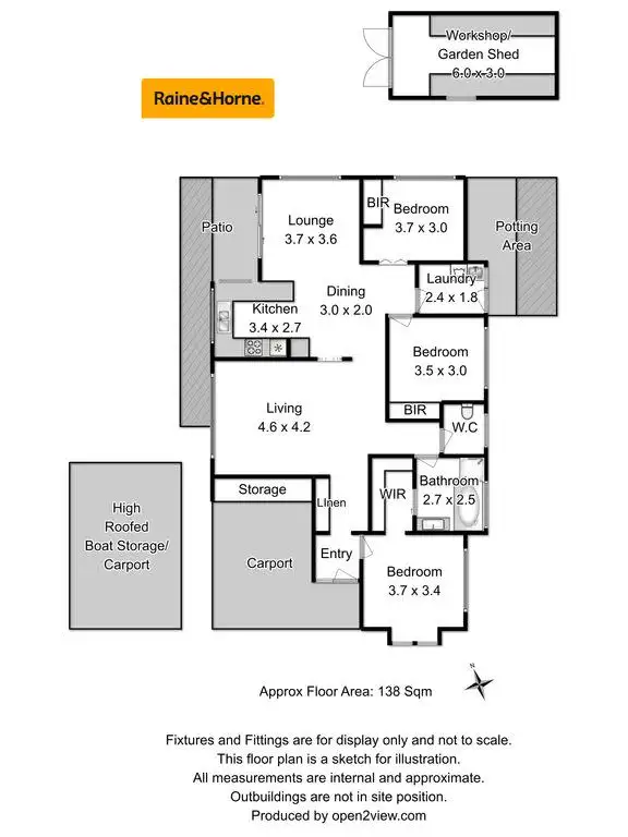 Floorplan of Homely house listing, 6 Jacaranda Drive, Margate TAS 7054