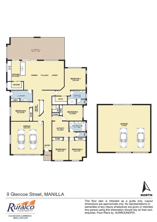 Floorplan of Homely house listing, 9 Glencoe Street, Manilla NSW 2346