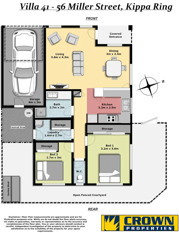 Floorplan of Homely villa listing, 41/56 MILLER STREET, Kippa-ring QLD 4021