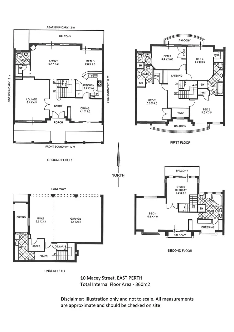 Floorplan of Homely house listing, 10 Macey Street, East Perth WA 6004