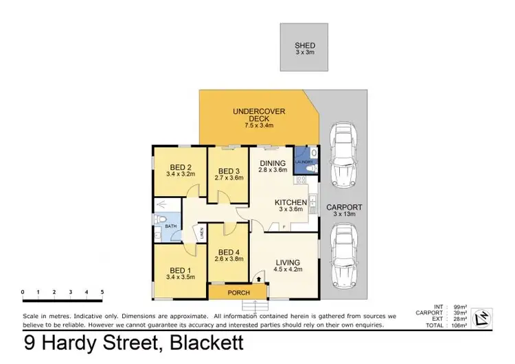 Floorplan of Homely house listing, 9 Hardy Street, Blackett NSW 2770
