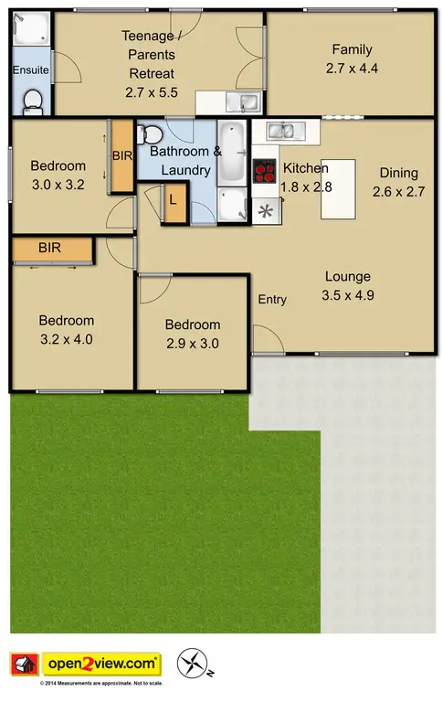 Floorplan of Homely house listing, 27 & 27A Melbourne Street, Oxley Park NSW 2760