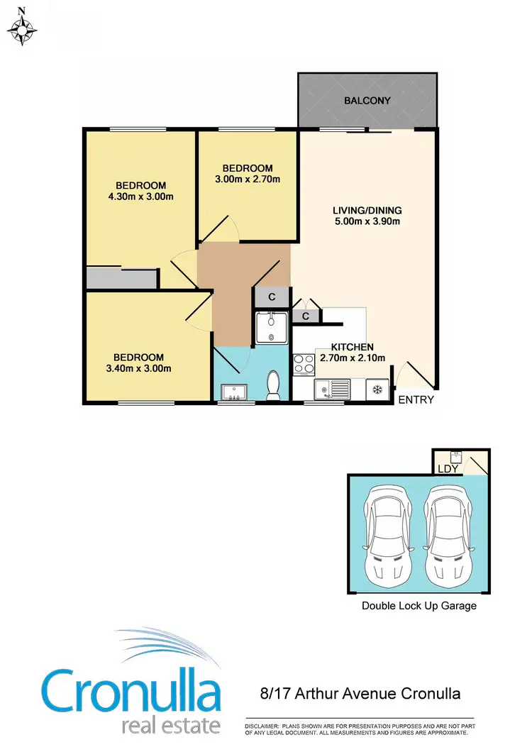 Floorplan of Homely apartment listing, 8/17 Arthur Ave, Cronulla NSW 2230