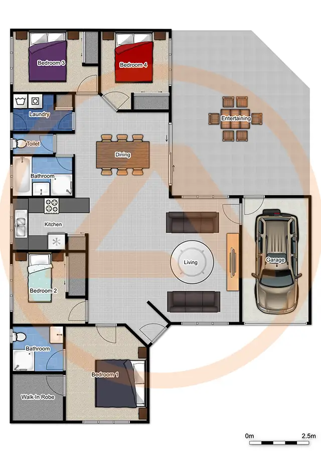 Floorplan of Homely house listing, 6 Lucas Court, Crestmead QLD 4132