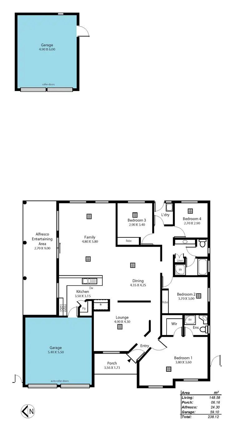 Floorplan of Homely house listing, 11 Bathurst Avenue, Moana SA 5169