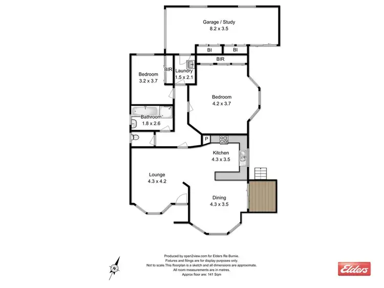 Floorplan of Homely unit listing, 3/7 Holmes Place, Park Grove TAS 7320