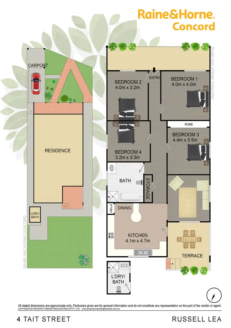 Floorplan of Homely house listing, 4 Tait Street, Russell Lea NSW 2046