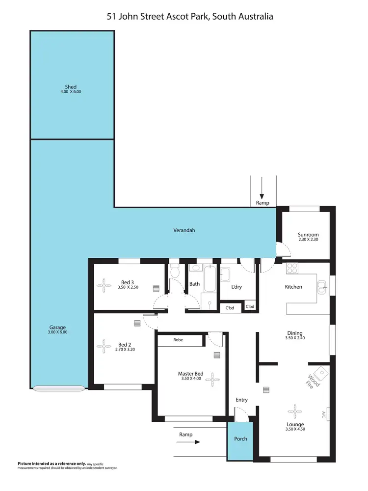 Floorplan of Homely house listing, 51 John Street, Ascot Park SA 5043