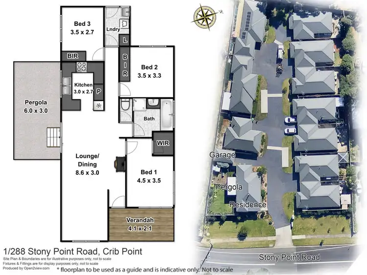 Floorplan of Homely unit listing, 1/288 Stony Point Road, Crib Point VIC 3919