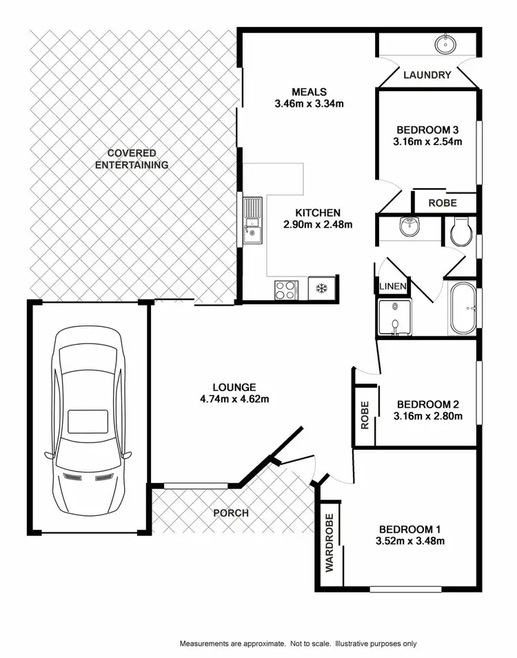 Floorplan of Homely house listing, 10 Baldwin Way, Currans Hill NSW 2567