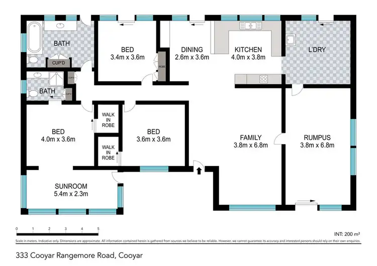 Floorplan of Homely house listing, 333 Cooyar - Rangemore Road, Cooyar QLD 4402