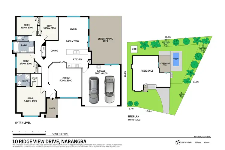 Floorplan of Homely house listing, 10 Ridge View Drive, Narangba QLD 4504
