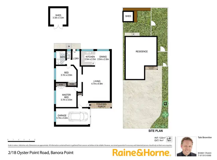 Floorplan of Homely semi-detached listing, 2/18 Oyster Point Road, Banora Point NSW 2486