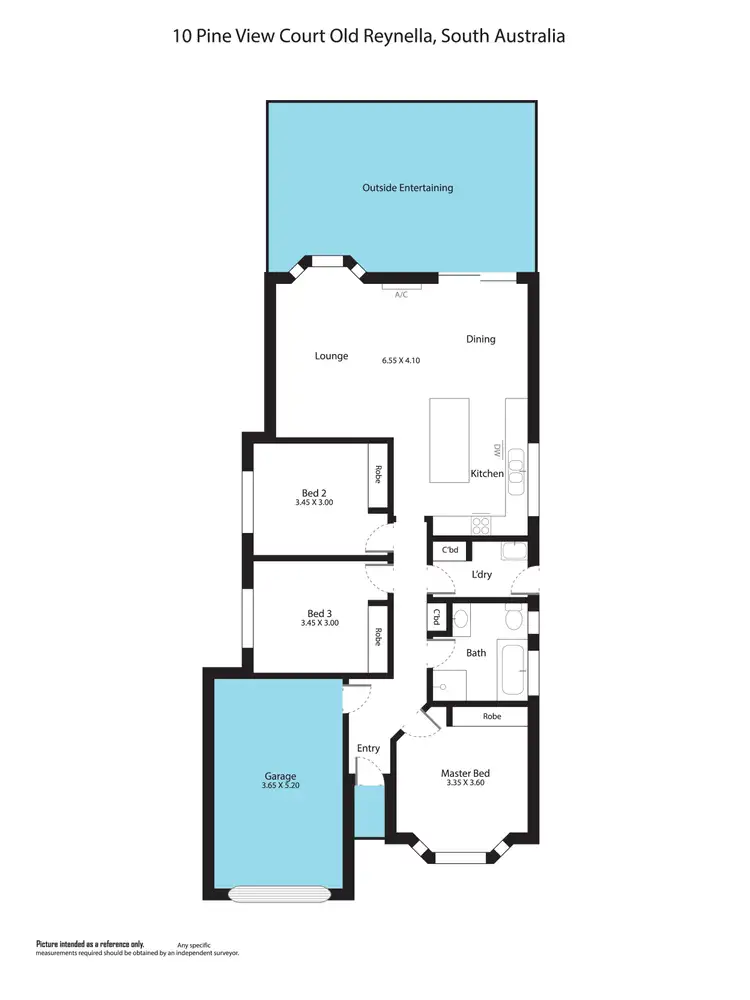 Floorplan of Homely house listing, 10 Pine View Close, Old Reynella SA 5161