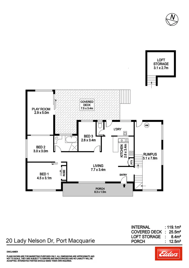Floorplan of Homely house listing, 20 Lady Nelson Drive, Port Macquarie NSW 2444