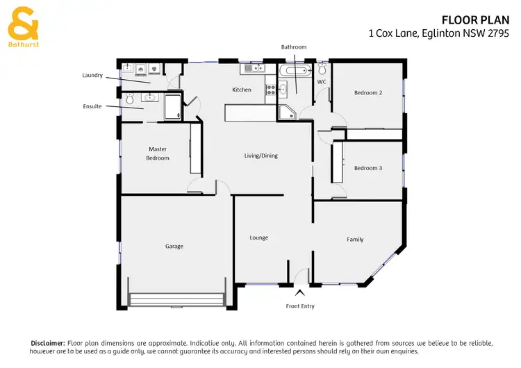 Floorplan of Homely house listing, 1 Cox Lane, Eglinton NSW 2795