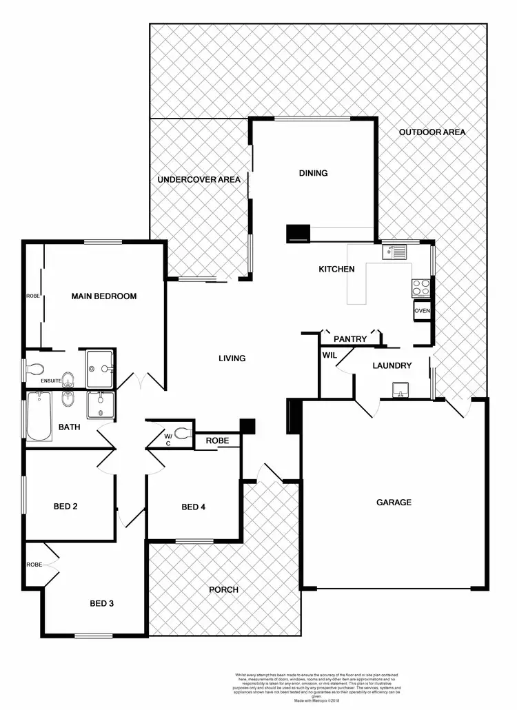 Floorplan of Homely house listing, 4 Stanton Drive, Raworth NSW 2321
