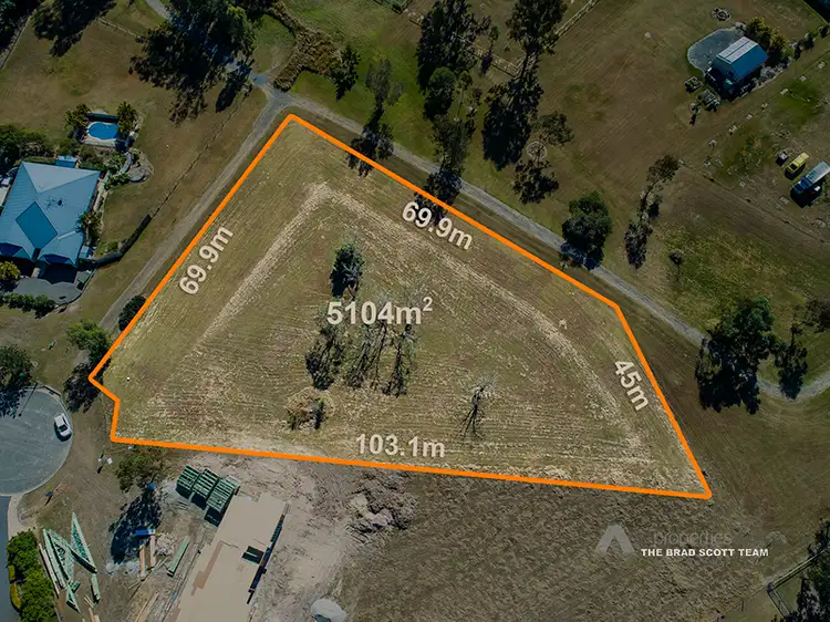 Floorplan of Homely land listing, 20 Tulloch Place, Glenlogan QLD 4280