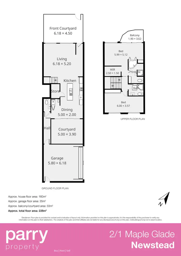 Floorplan of Homely house listing, 2/1 Maple Glade, Newstead TAS 7250