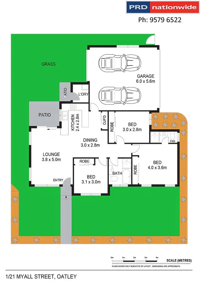 Floorplan of Homely villa listing, 1/21 Myall Street, Oatley NSW 2223