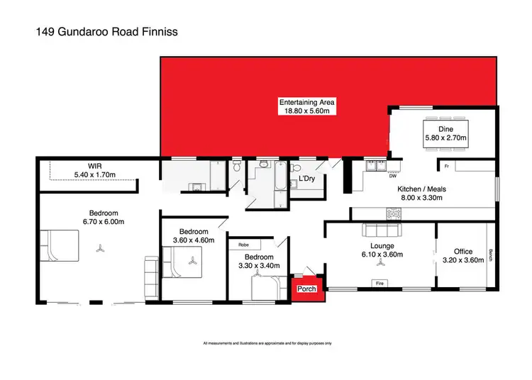 Floorplan of Homely rural property listing, 149 Gundaroo Road, Finniss SA 5255