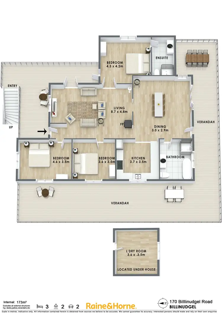 Floorplan of Homely house listing, 170 Billinudgel Road, Billinudgel NSW 2483
