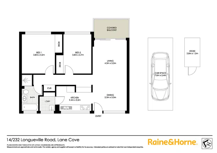 Floorplan of Homely apartment listing, 14/232-236 Longueville Road, Lane Cove NSW 2066