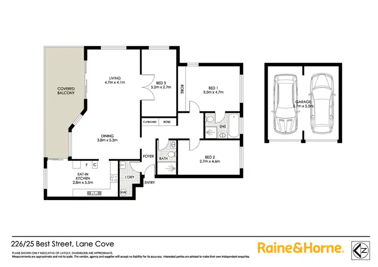 Floorplan of Homely apartment listing, 226/25 Best Street, Lane Cove NSW 2066