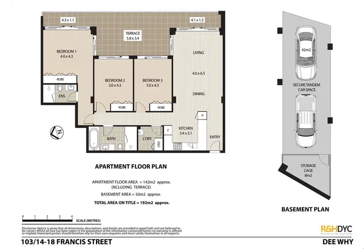 Floorplan of Homely unit listing, 103/47 Lewis Street, Dee Why NSW 2099