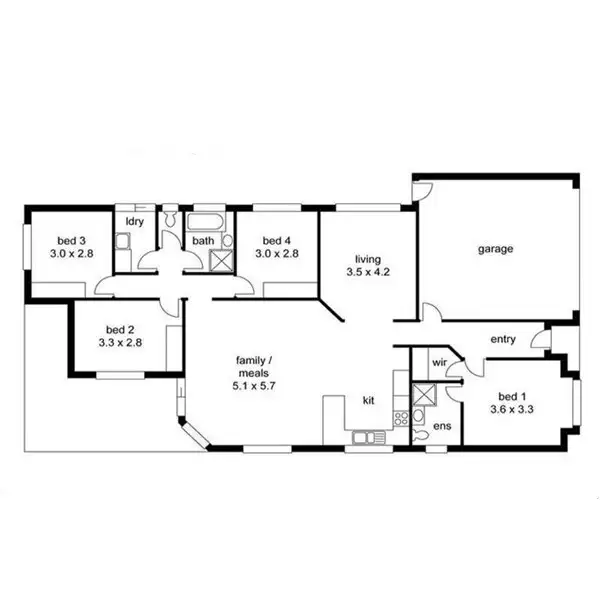 Floorplan of Homely house listing, 7 Reuben Close, Forest Lake QLD 4078