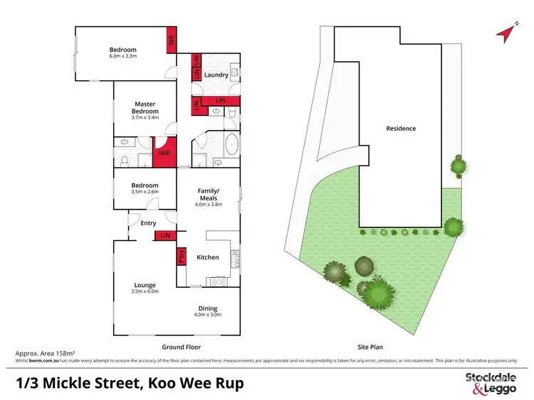 Floorplan of Homely house listing, 1/3 Mickle Street, Koo Wee Rup VIC 3981