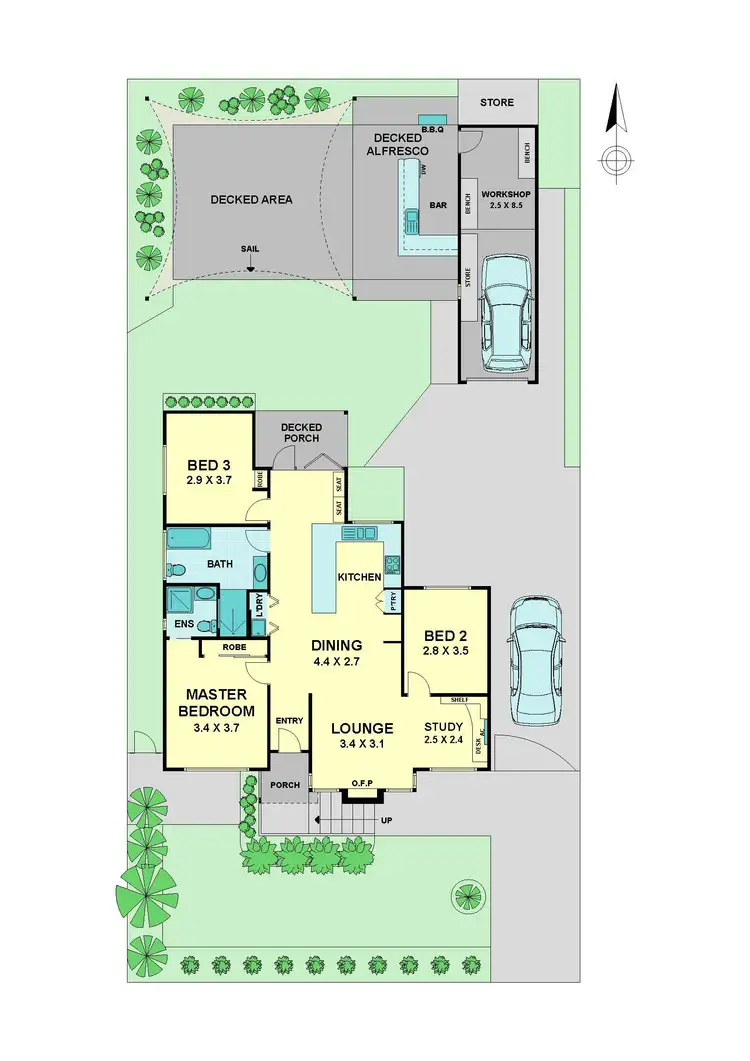 Floorplan of Homely house listing, 24 Laluma Street, Essendon VIC 3040