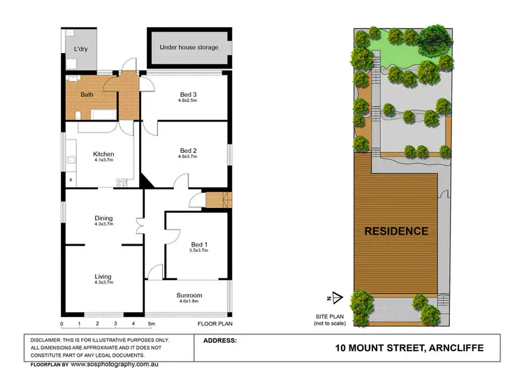 Floorplan of Homely house listing, 10 Mount Street, Arncliffe NSW 2205