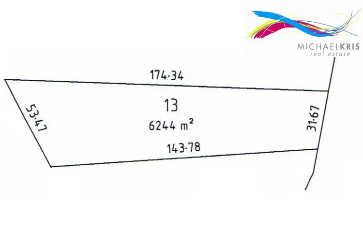 Floorplan of Homely land listing, 25 Frost Road, Lower Light SA 5501