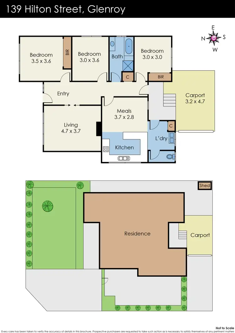 Floorplan of Homely house listing, 139 Hilton Street, Glenroy VIC 3046
